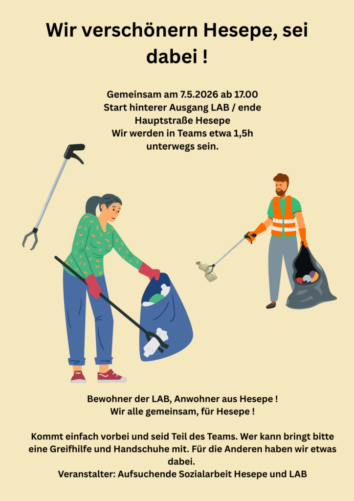 Wir verschönern Hesepe, Sei dabei